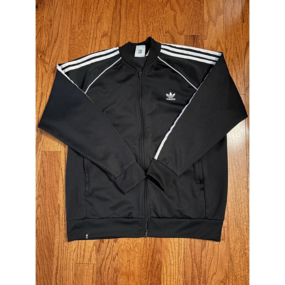 Adidas Black Zip Up Jacket Size 2XL